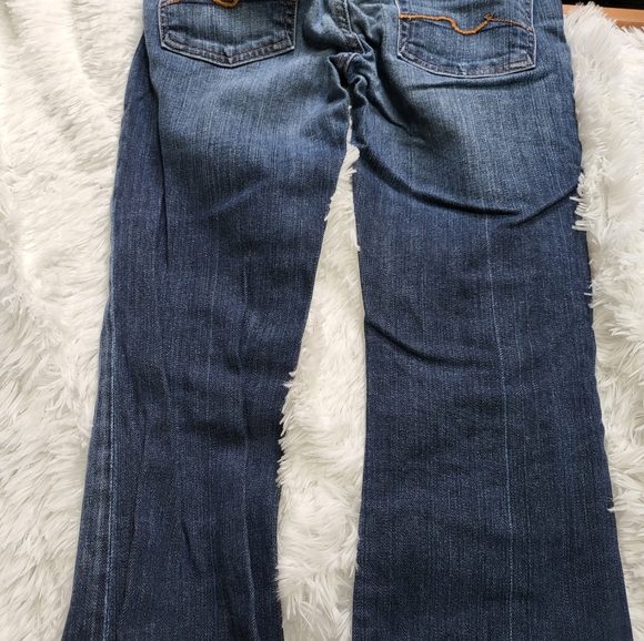 7 For All Mankind by Jerome Dahan Boot Cut Jeans in Dark Wash Size 27 - Picture 7 of 13